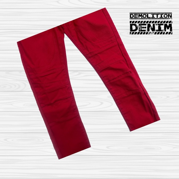 Red Demolition Denim - Picture 5 of 6